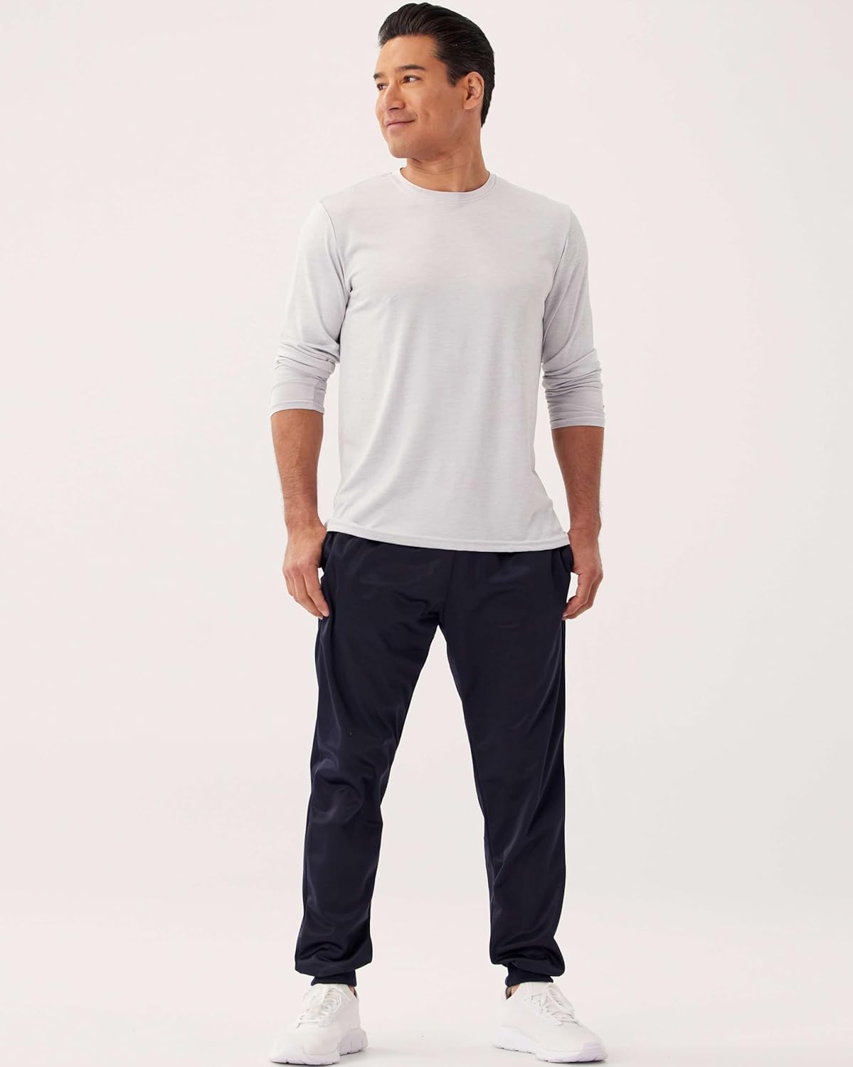 4 Pack Mens Long Sleeve Dry Fit T Shirts Hiking Fishing Workout Gym Work Sun UPF 50 Wicking Running Tee
