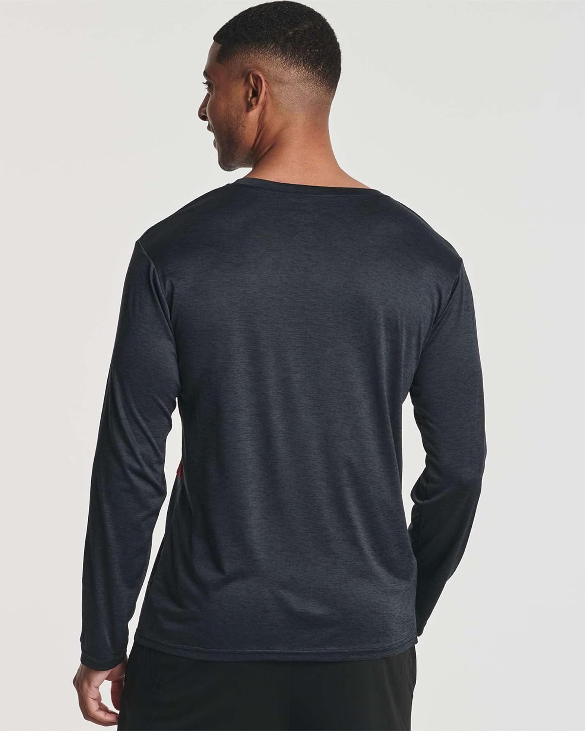 4 Pack Mens Long Sleeve Dry Fit T Shirts Hiking Fishing Workout Gym Work Sun UPF 50 Wicking Running Tee