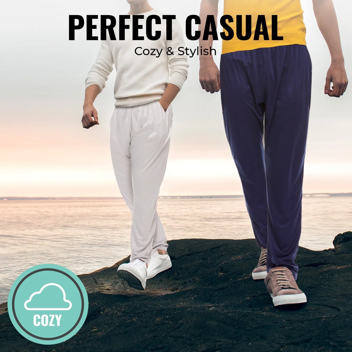 Mens Dri-Fit Pant 3 Pack-Moisture Wicking, High Performance, Comfy Spandex-Poly Blend (Up to Size 3XL)